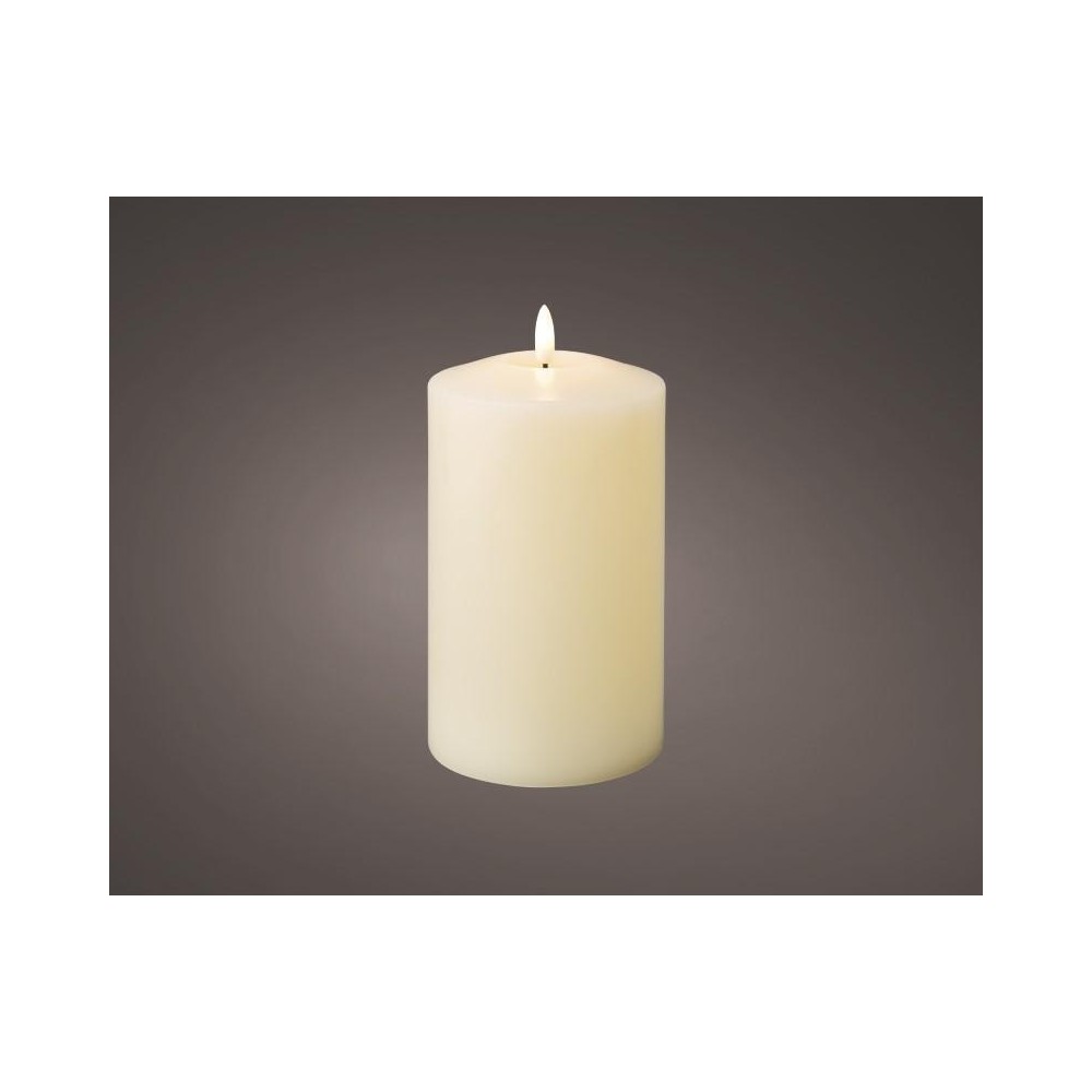 CANDELA LED AVORIO H.19XD.10 CM.